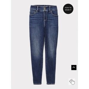 Torrid Super Stretch Jeggings 18S Cascade Blue High Rise Skinny Jeans